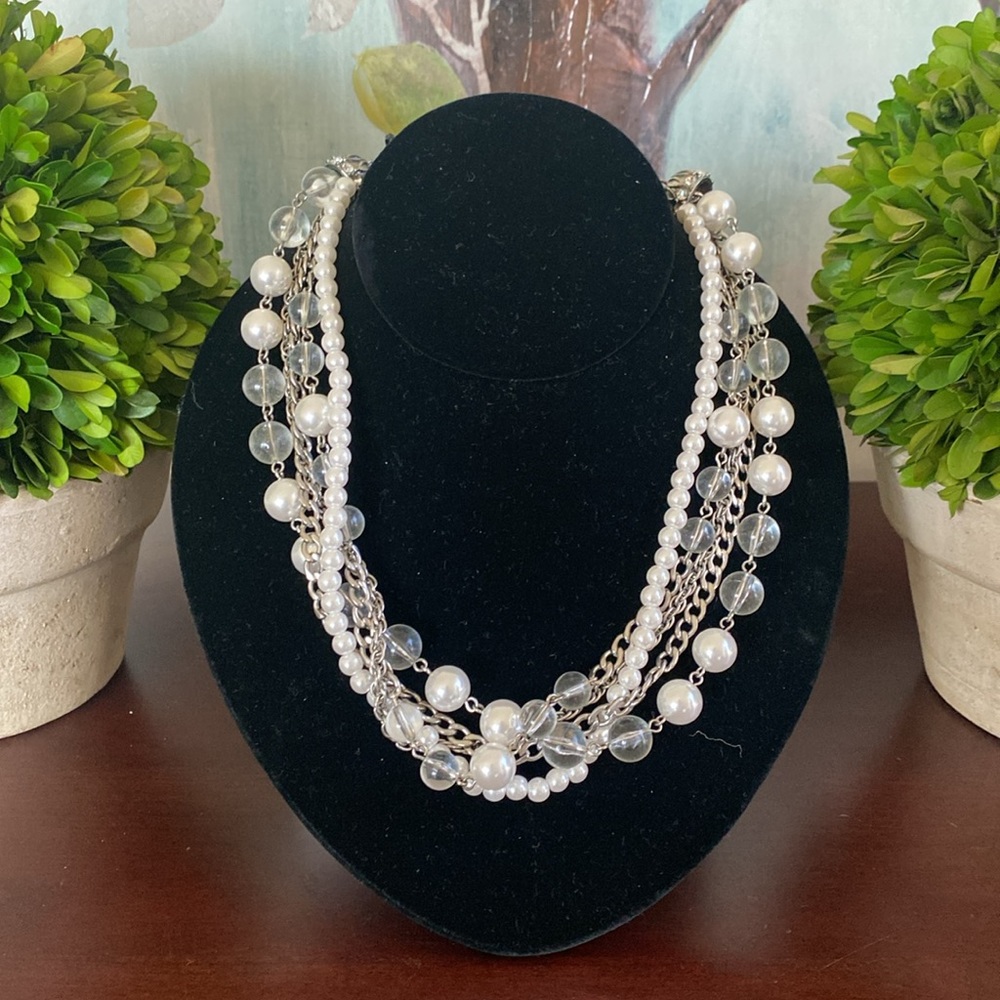 COOKIE LEE MULTI STRAND BEADED NECKLACE - FASHION JEWELRY 🌟EUC🌟